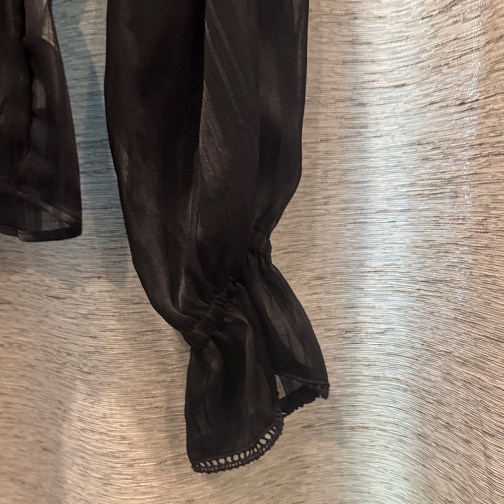 Sam Edelman Black Ruffled Blouse - Picture 5 of 9